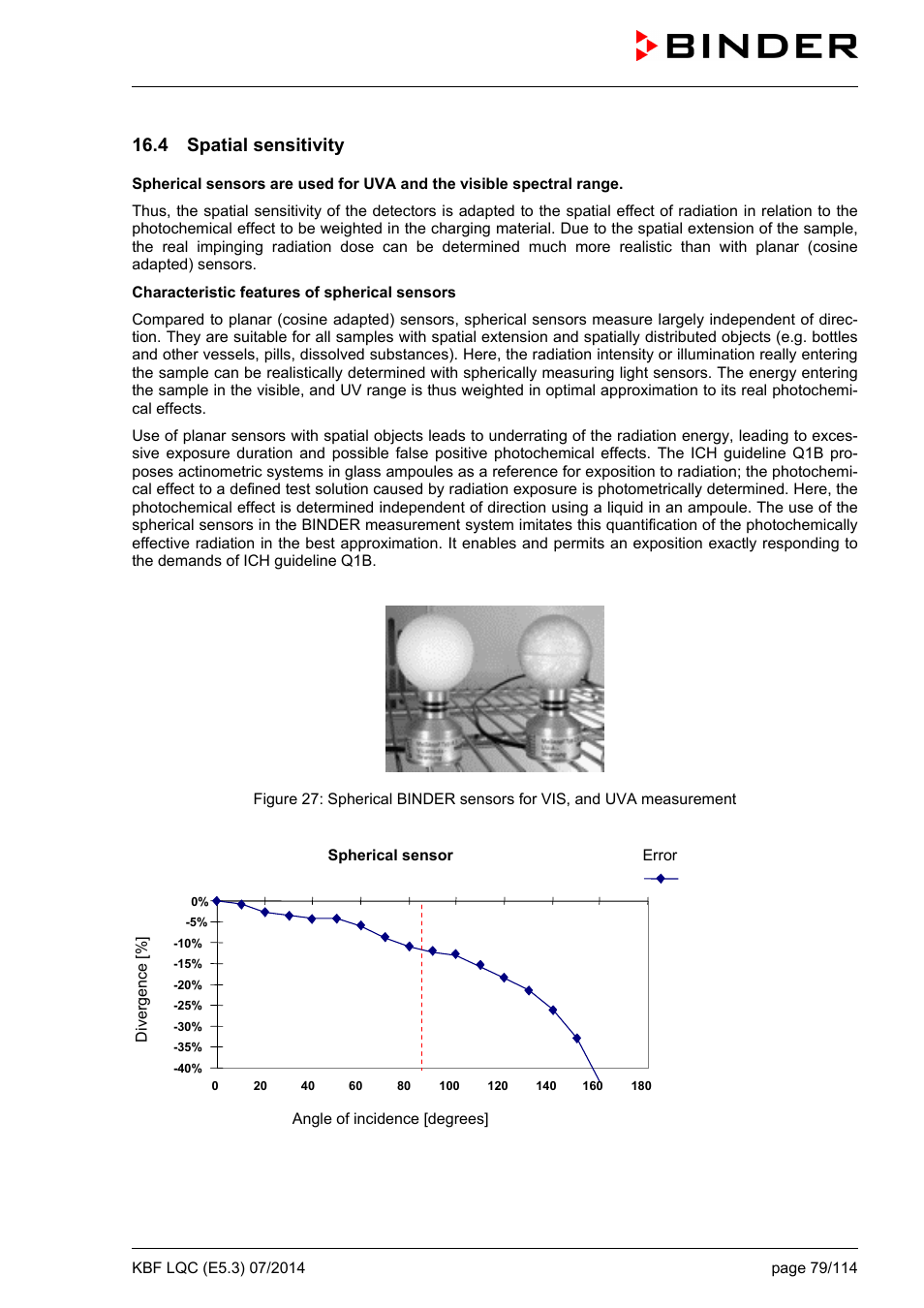 4 spatial sensitivity | BINDER KBF LQC 240 User Manual | Page 79 / 115