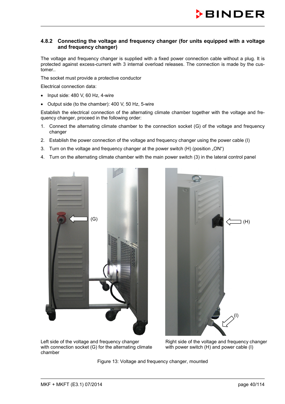 BINDER MK 115 User Manual | Page 40 / 115