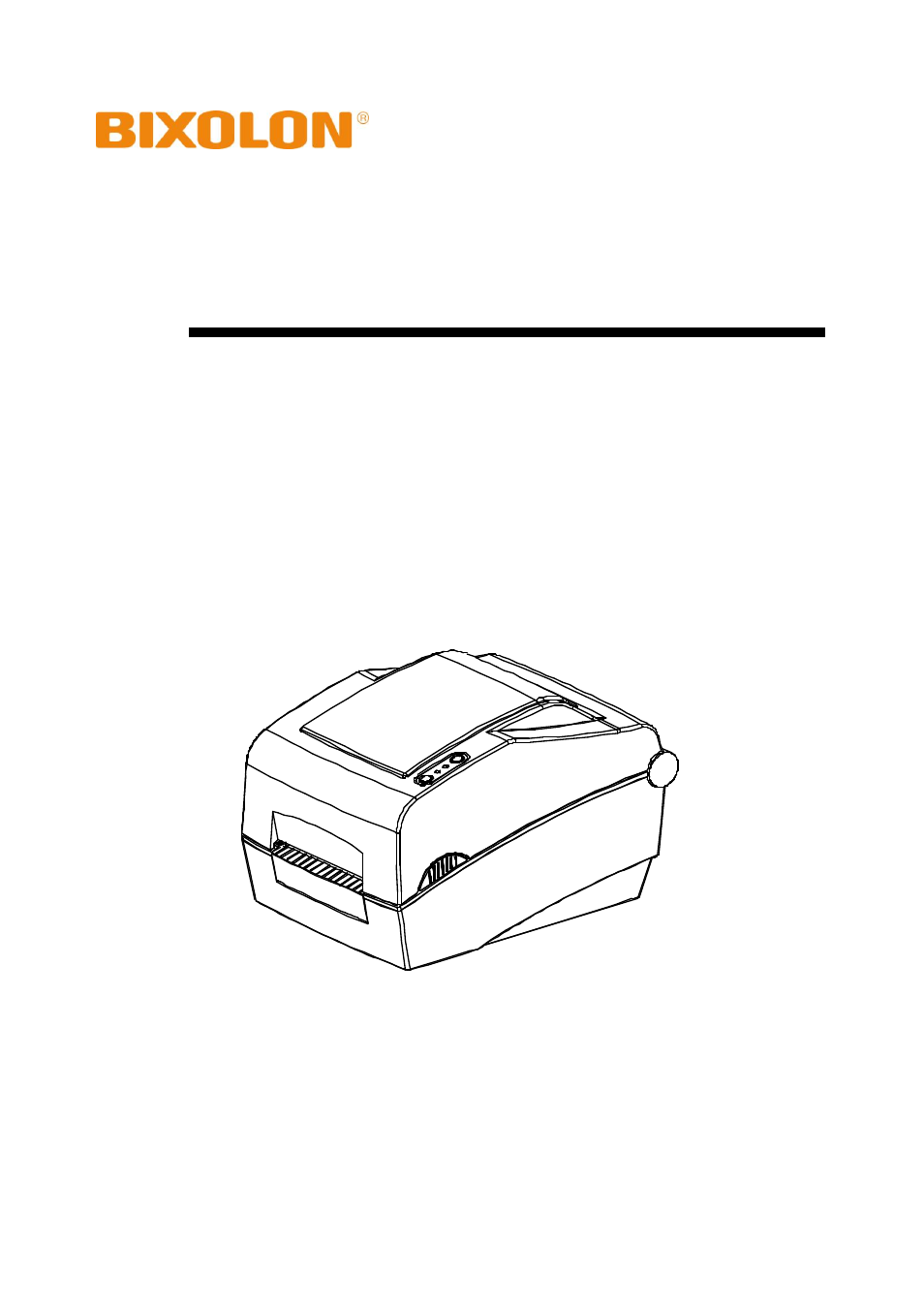 BIXOLON SLP-TX400 User Manual | 37 pages
