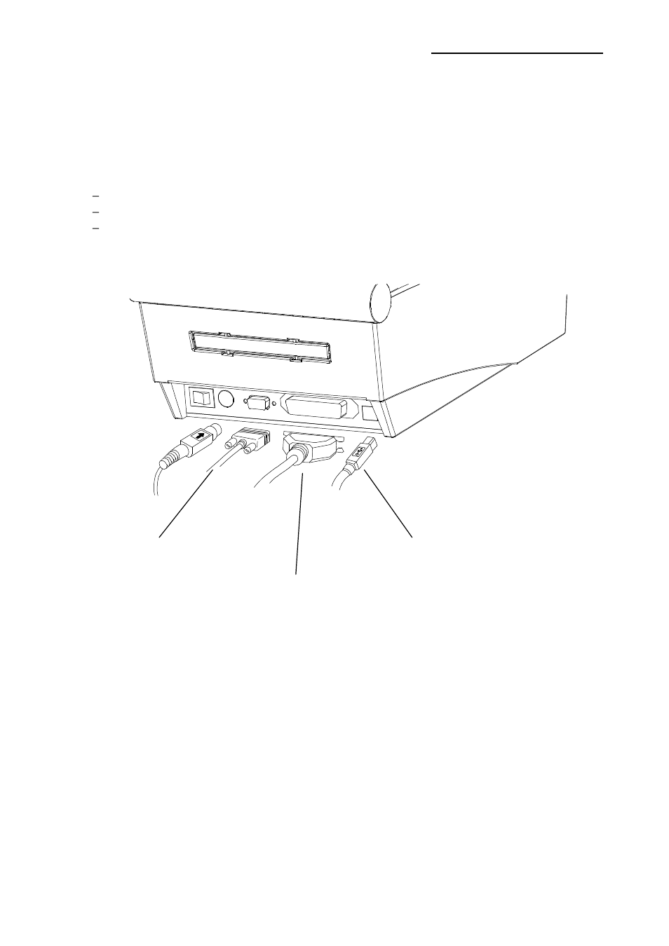 2 interface cable connection | BIXOLON SLP-TX400 User Manual | Page 11 / 37