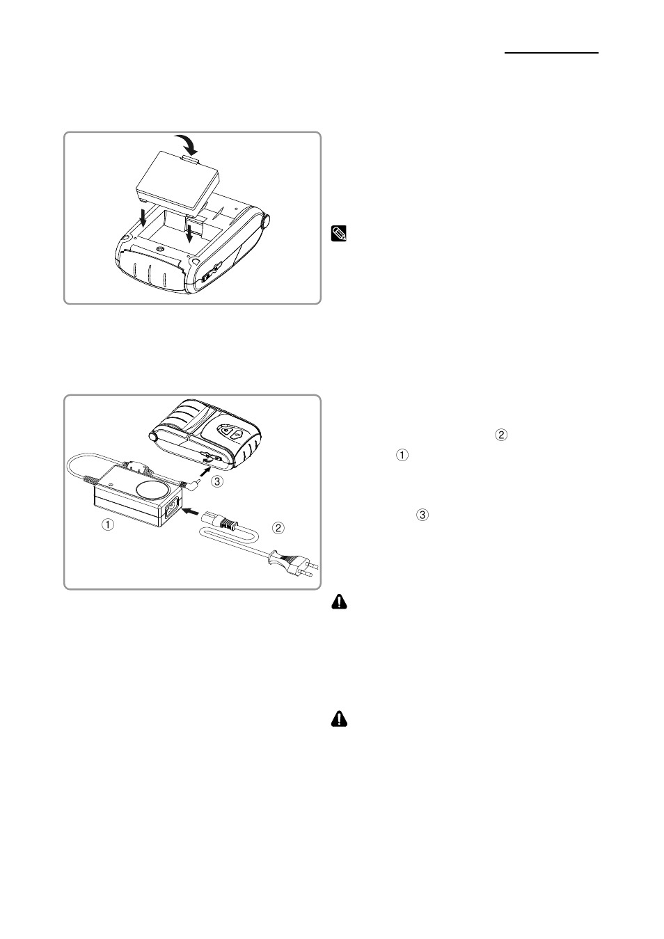 Installation & usage, 1 battery installation, 2 battery charging | 2-1 using battery charger, Spp-r200ii 3. installation & usage | BIXOLON SPP-R200II User Manual | Page 12 / 32