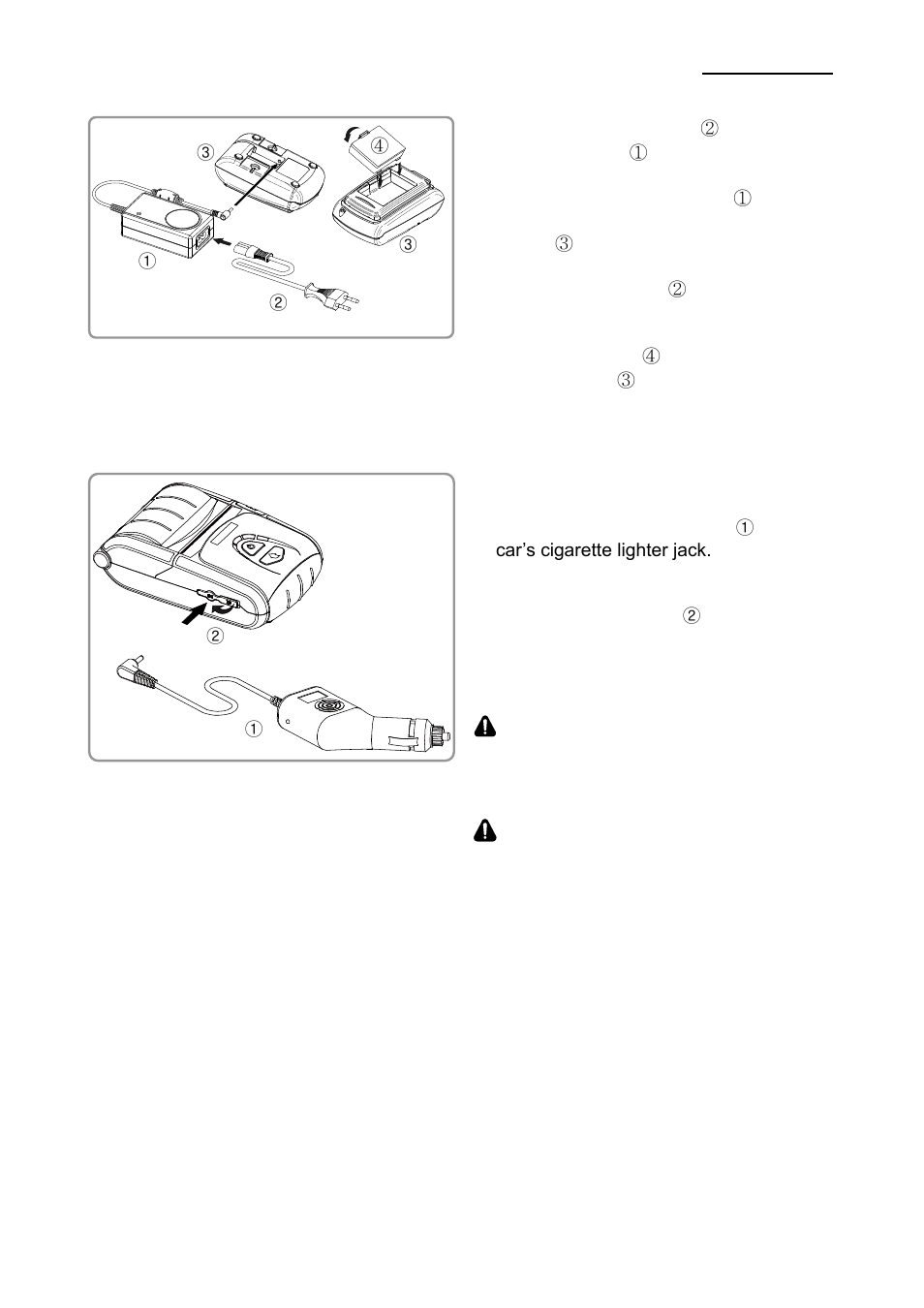 2-2 using single battery cradle (optional), 2-3 using vehicle charger (optional), Spp-r200ii | Rev. 1.03 | BIXOLON SPP-R200II User Manual | Page 13 / 32