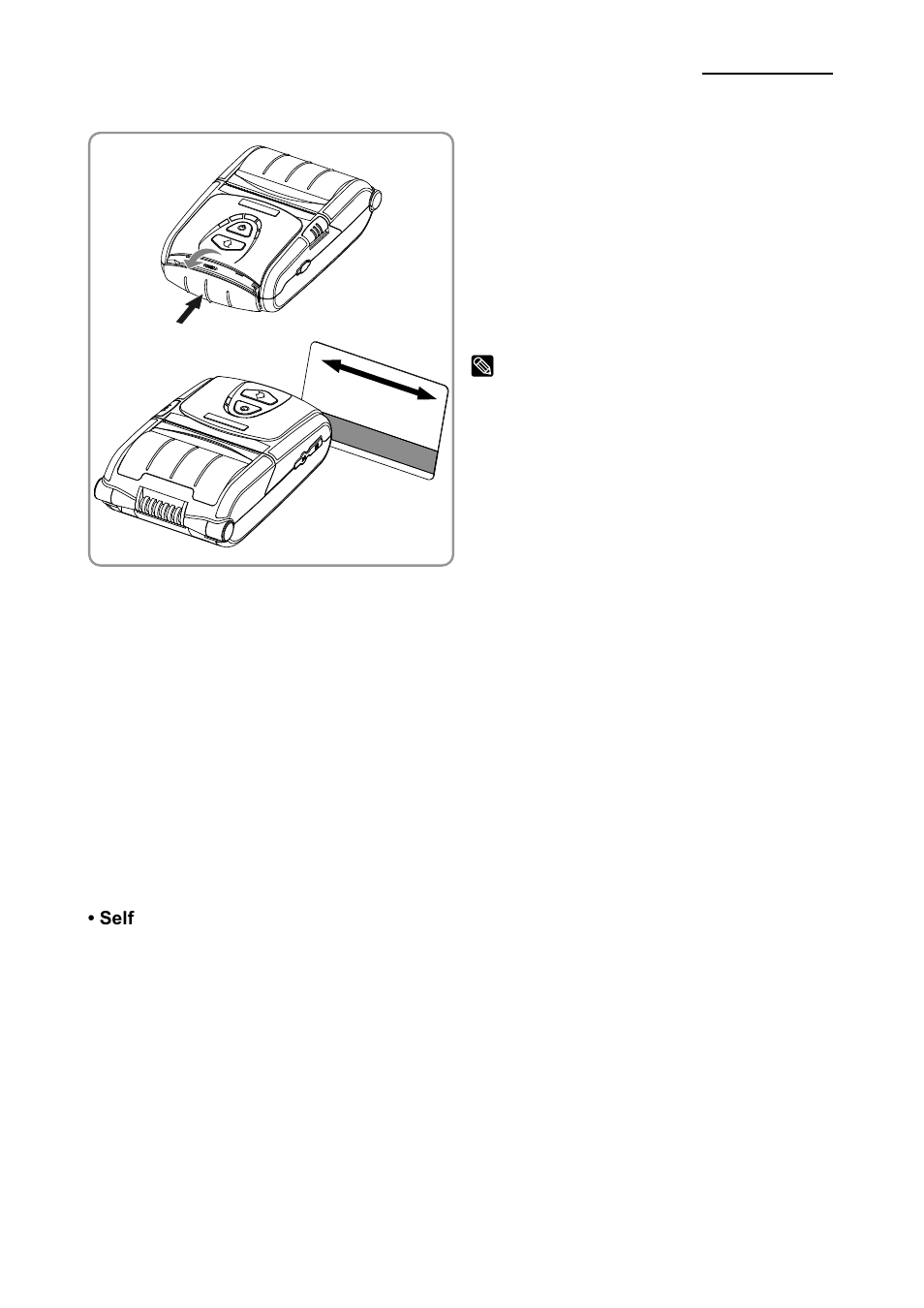 10 using msr, Self-test, Spp-r200ii | Rev. 1.03 | BIXOLON SPP-R200II User Manual | Page 23 / 32
