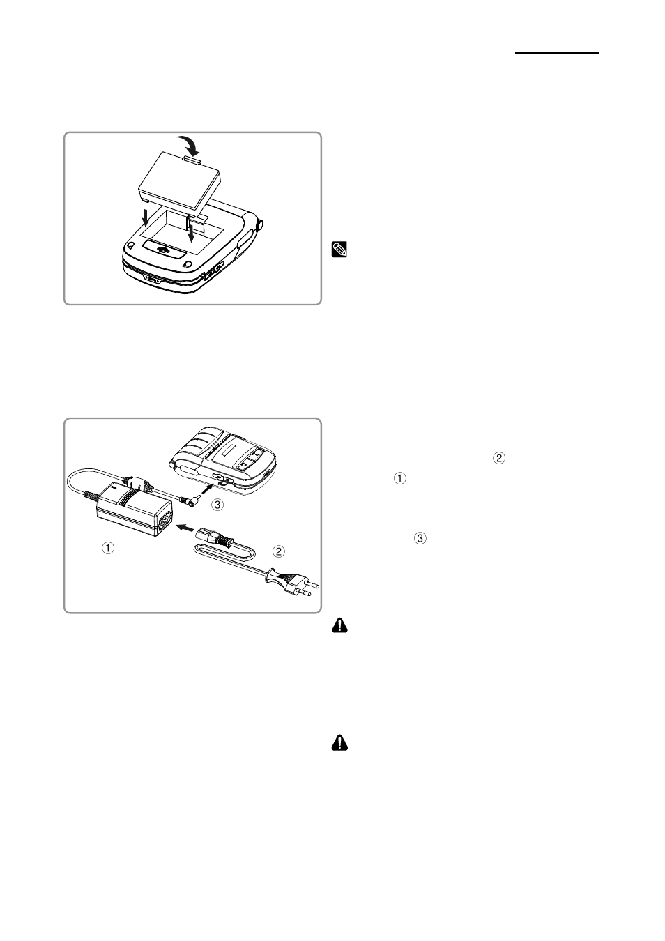 Installation & usage, 1 battery installation, 2 battery charging | 2-1 using battery charger, Spp-r210 3. installation & usage, Rev. 1.03 | BIXOLON SPP-R210 User Manual | Page 12 / 31