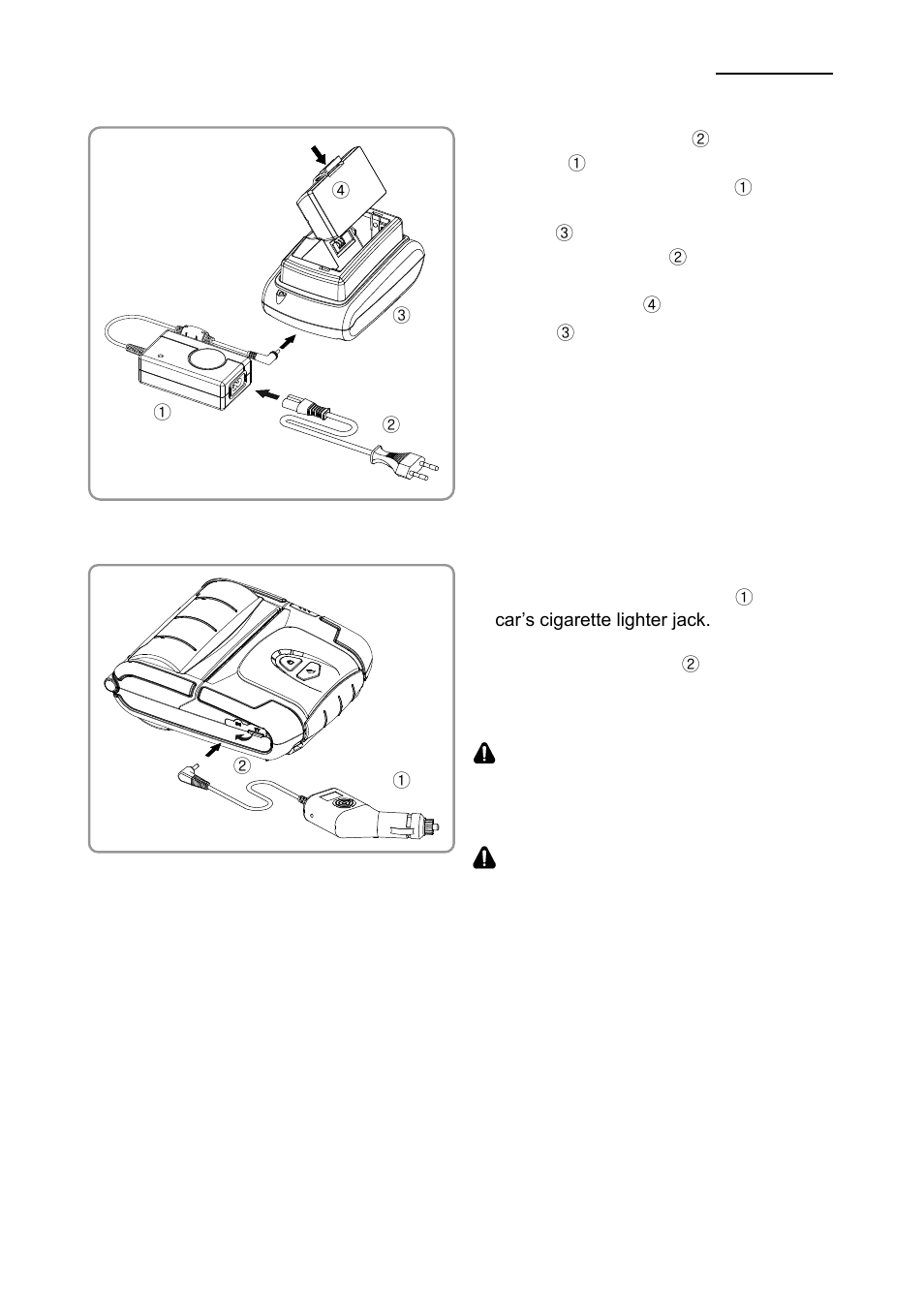 2-2 using single battery cradle (optional), 2-3 using vehicle charger (optional), Spp-r400 | Rev. 1.02 | BIXOLON SPP-R400 User Manual | Page 13 / 31