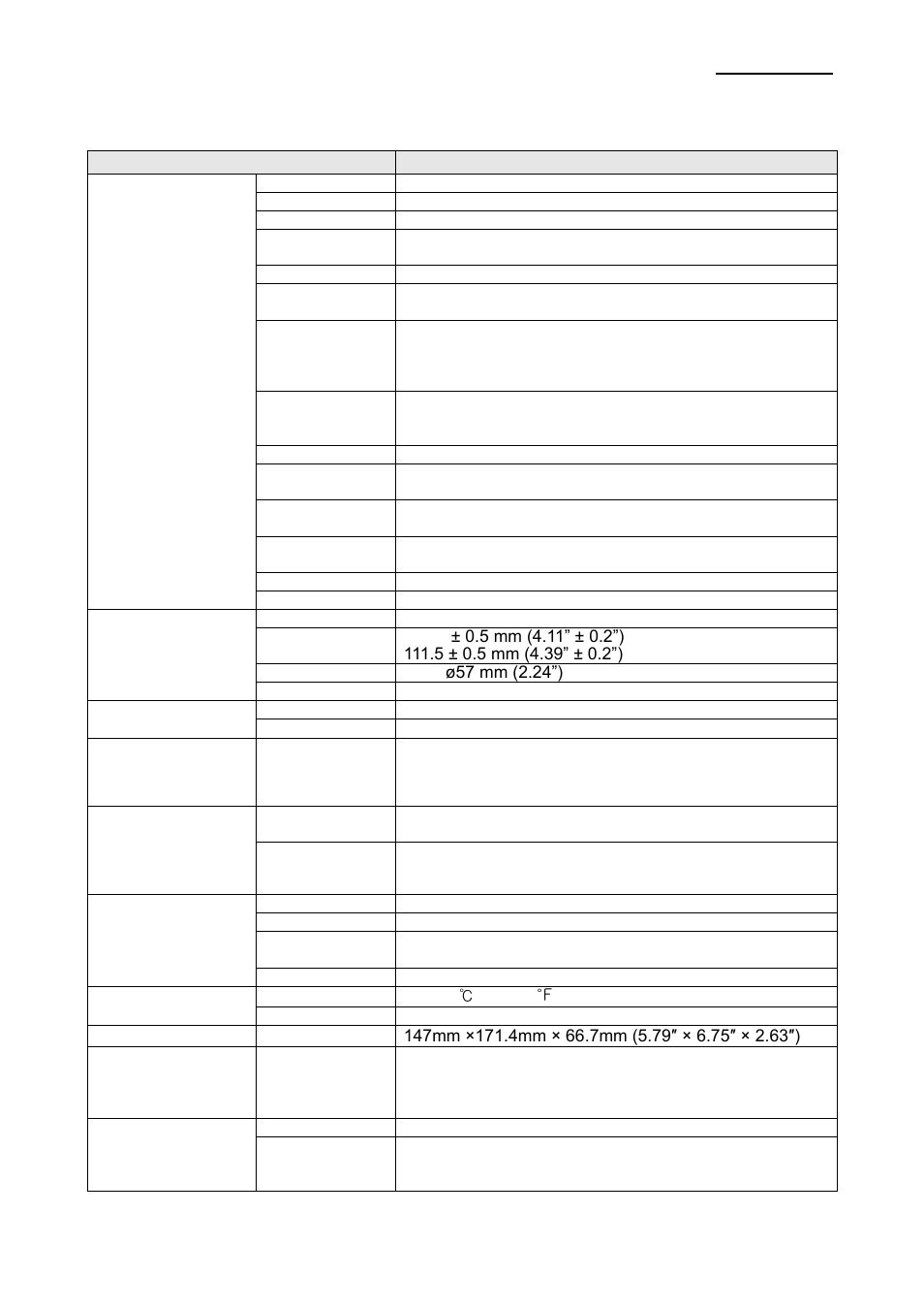 Appendix, 1 specifications, Spp-r400 9. appendix | Rev. 1.02 | BIXOLON SPP-R400 User Manual | Page 29 / 31