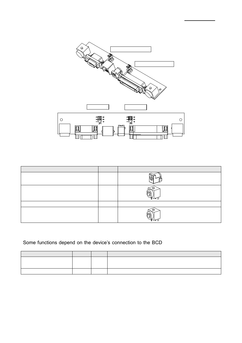 1 serial board, 1-1 jumper1, 1-2 jumper2 | 1-1 jumper1 8-1-2 jumper2, Bcd-1000, Rev. 1.06 | BIXOLON BCD-1000 User Manual | Page 23 / 25