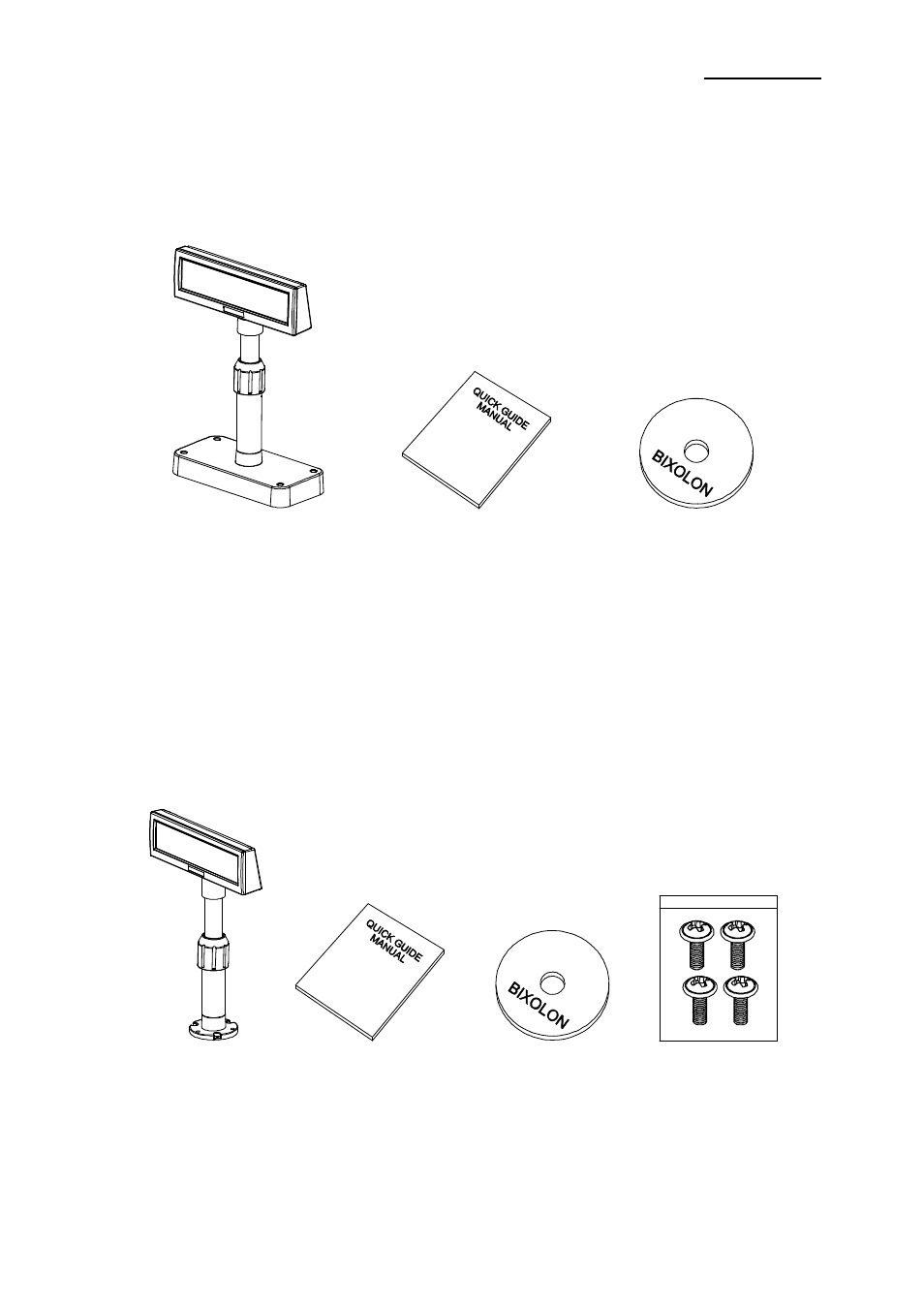 Unpacking, 1 bcd-1000d type, 2 bcd-1000dn type | 1 bcd-1000d type 2-2 bcd-1000dn type | BIXOLON BCD-1000 User Manual | Page 7 / 25