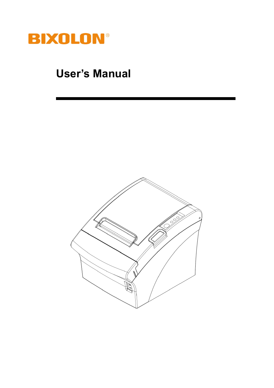 BIXOLON SRP-340 User Manual | 21 pages