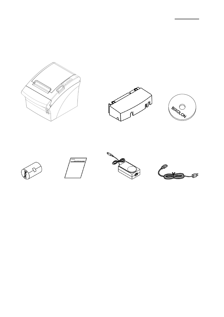 1 unpacking, Setting up the printer, Srp-340 1. setting up the printer | BIXOLON SRP-340 User Manual | Page 7 / 21
