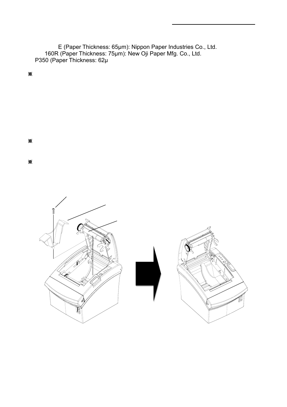 7 recommended papers, 8 structure of 2 inches specification, Rev. 1.05 | BIXOLON SRP-350plusII User Manual | Page 18 / 24
