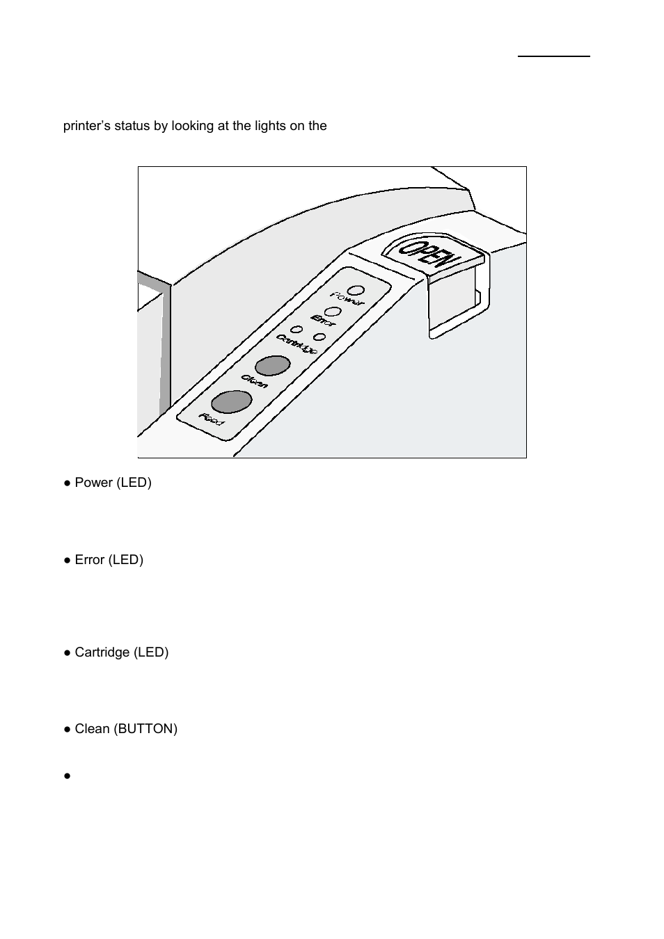 3 using the control panel, Srp-500 | BIXOLON SRP-500 User Manual | Page 11 / 29