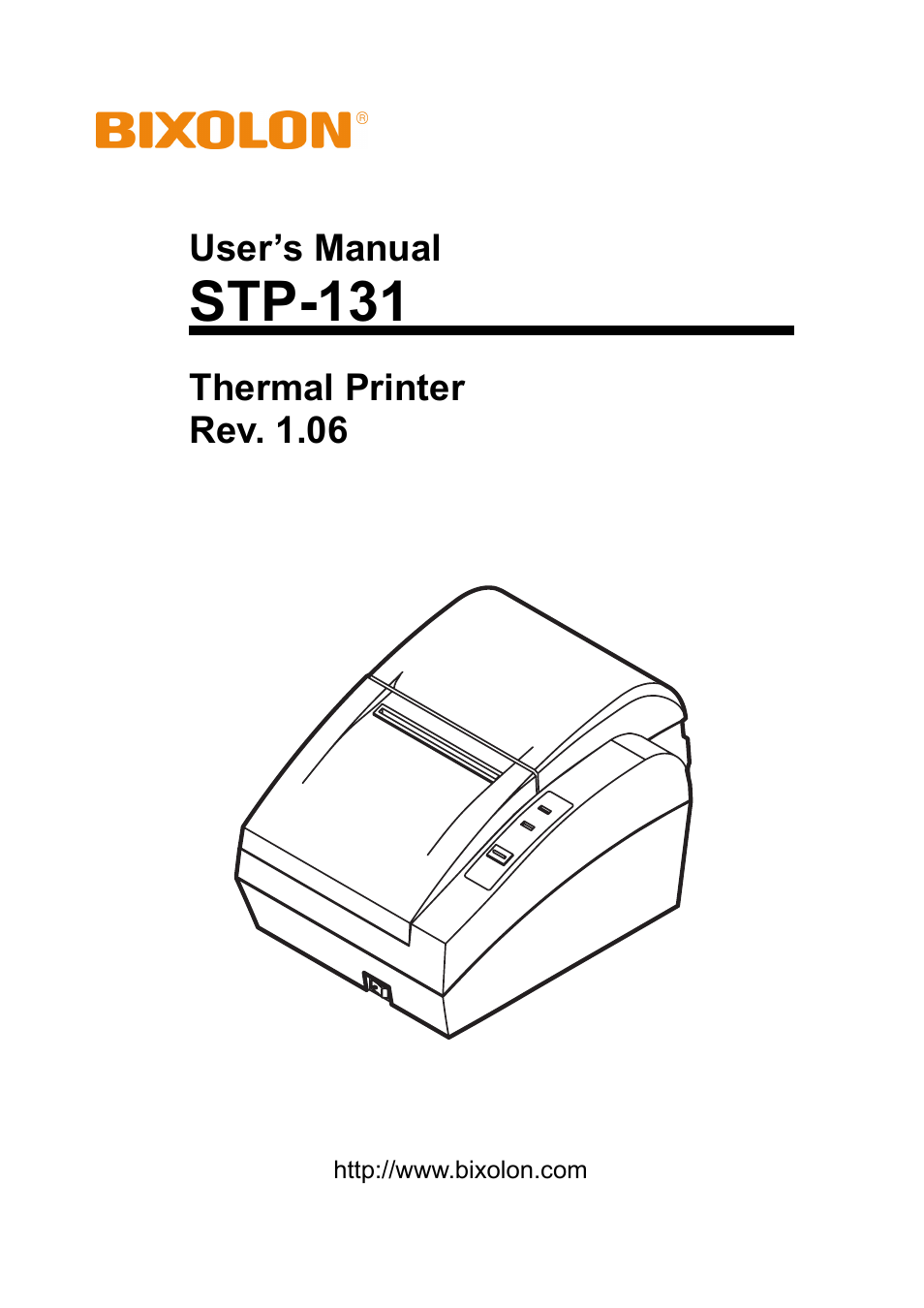 BIXOLON STP-131 User Manual | 19 pages