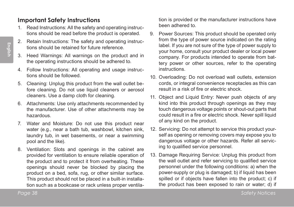 COBY electronic MID7012 User Manual | Page 38 / 124