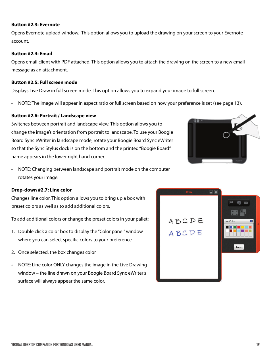 Boogie Board Sync 9.7 eWriter User Manual | Page 19 / 29