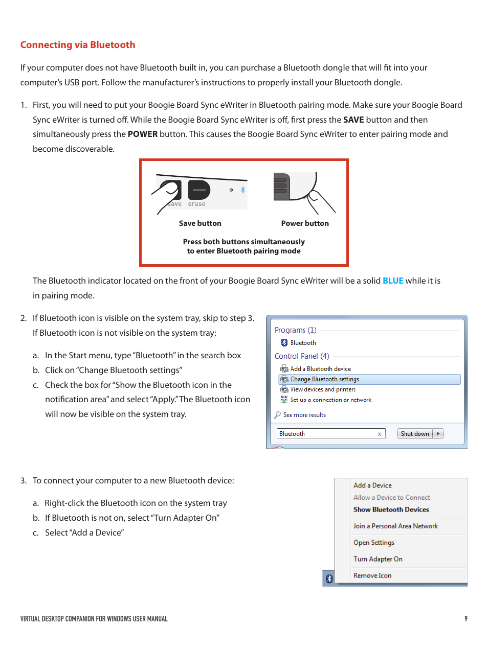 Boogie Board Sync 9.7 eWriter User Manual | Page 9 / 29