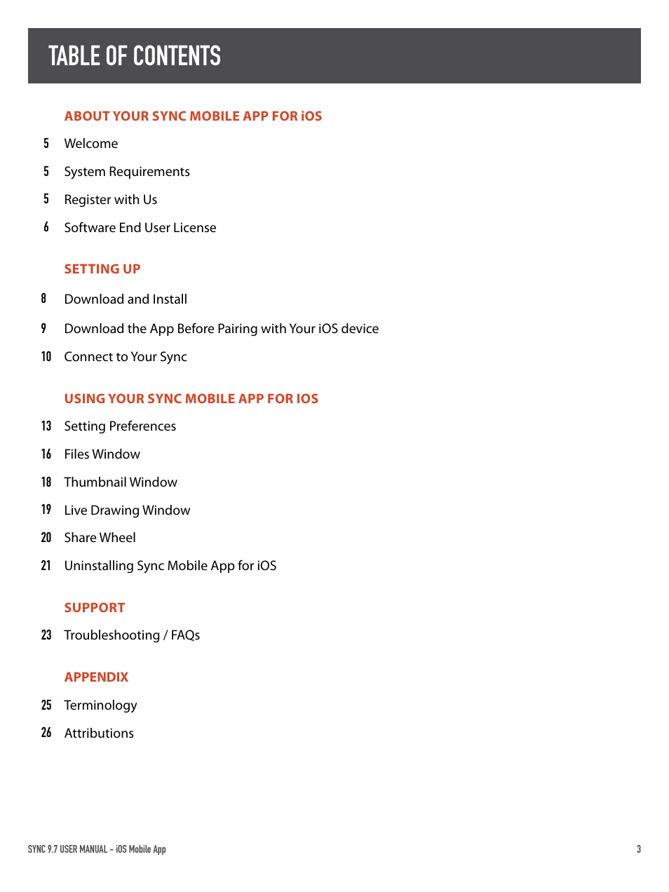 Boogie Board Sync 9.7 eWriter User Manual | Page 3 / 26
