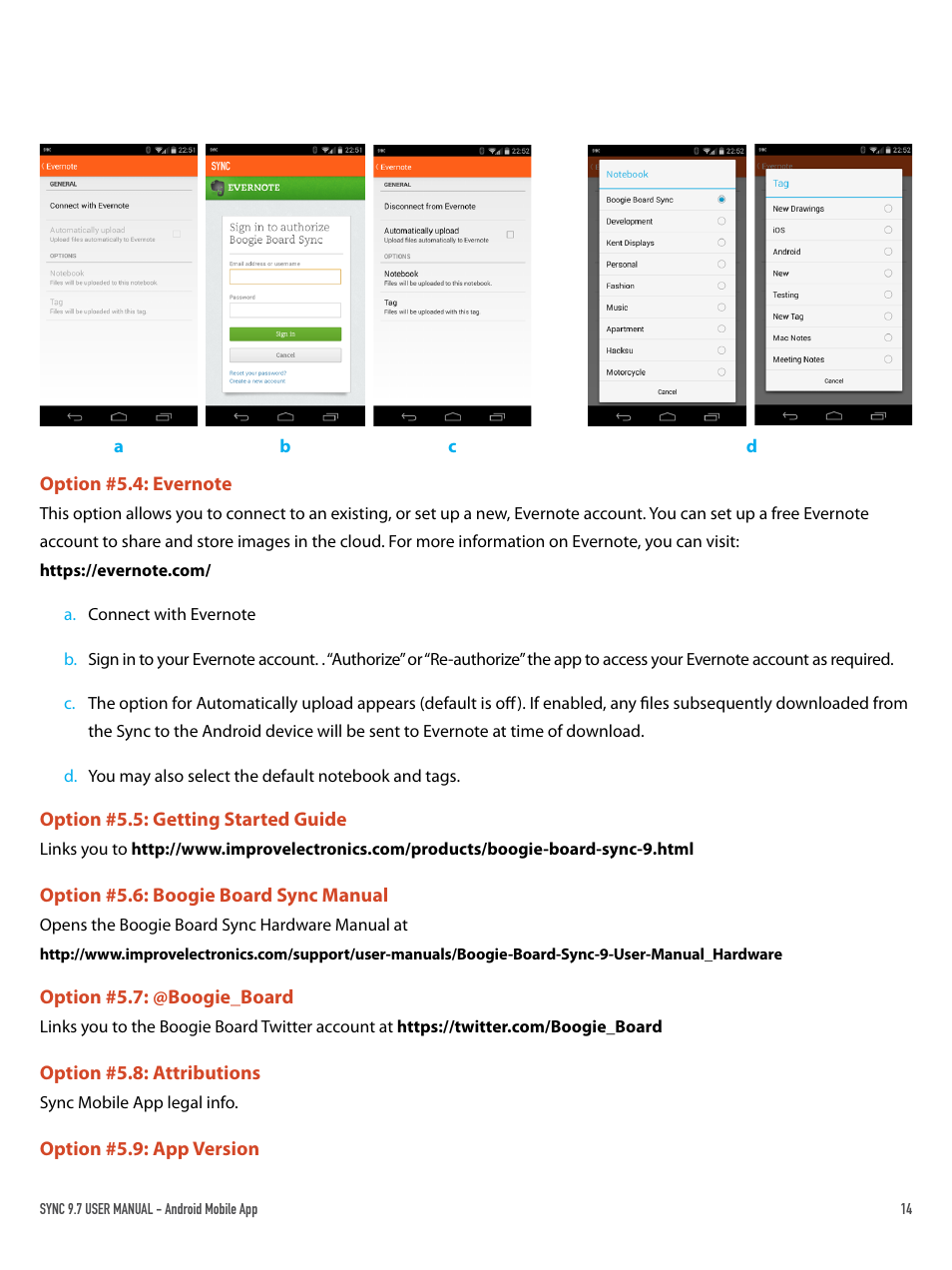 Boogie Board Sync 9.7 eWriter User Manual | Page 14 / 23