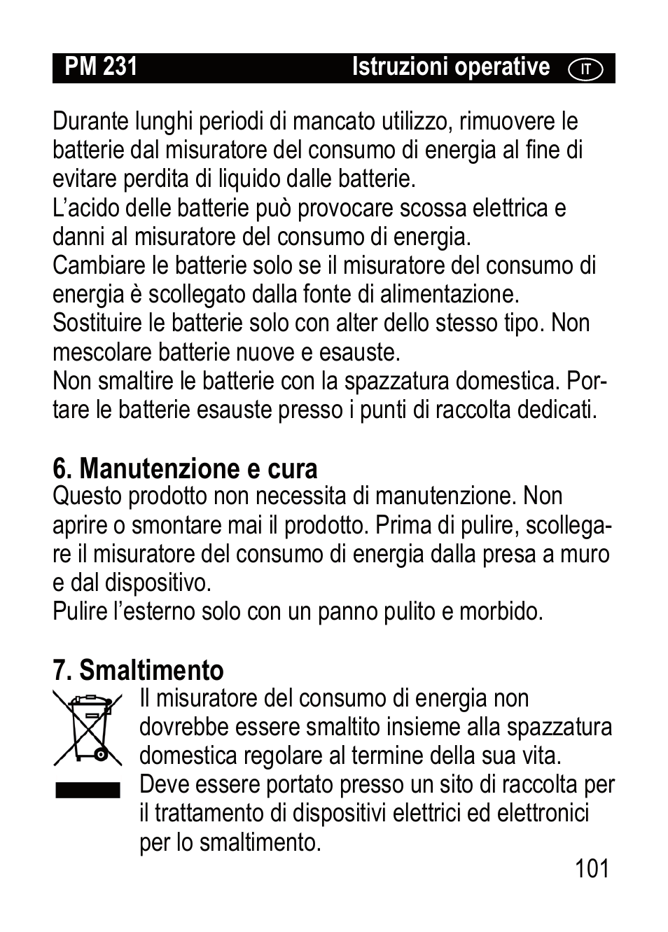 Brennenstuhl Primera-Line Wattage and current meter PM 231 E User Manual | Page 101 / 104