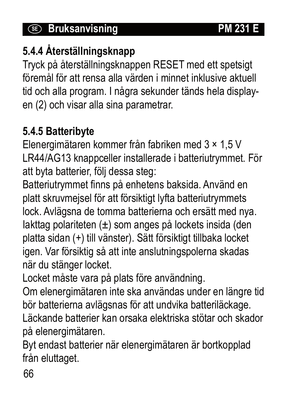 Brennenstuhl Primera-Line Wattage and current meter PM 231 E User Manual | Page 66 / 104