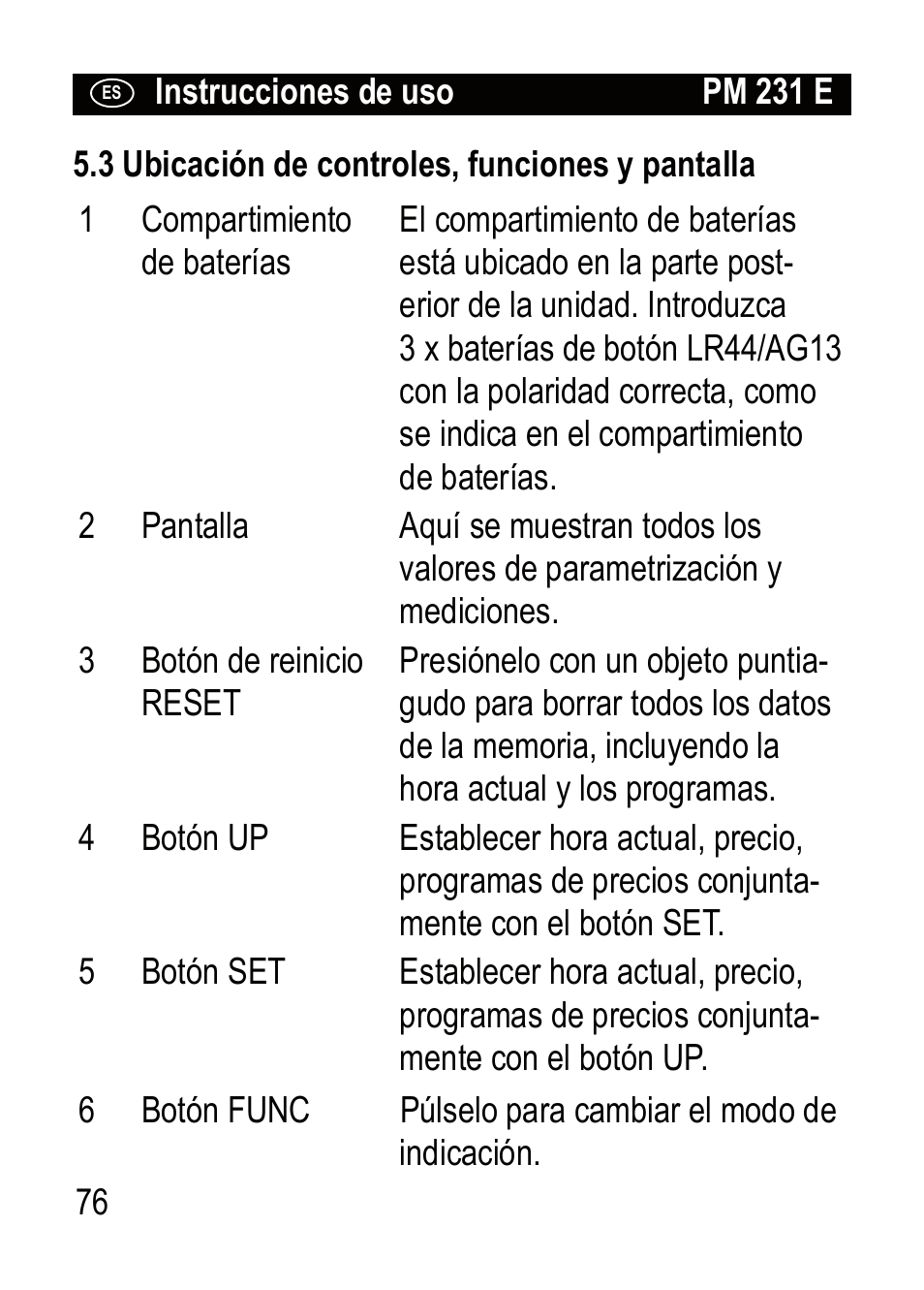 Brennenstuhl Primera-Line Wattage and current meter PM 231 E User Manual | Page 76 / 104