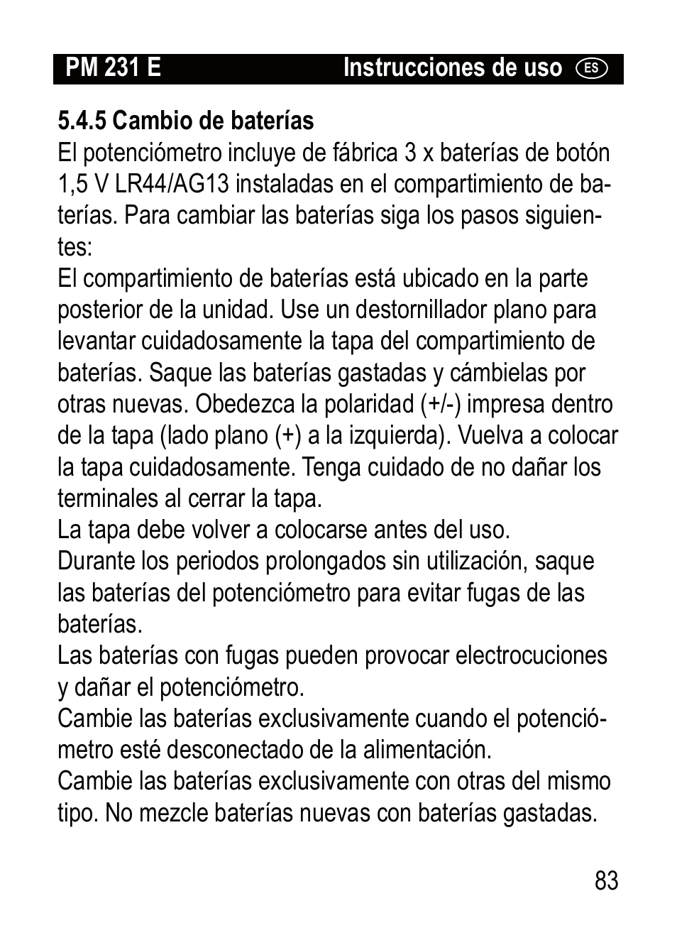 Brennenstuhl Primera-Line Wattage and current meter PM 231 E User Manual | Page 83 / 104