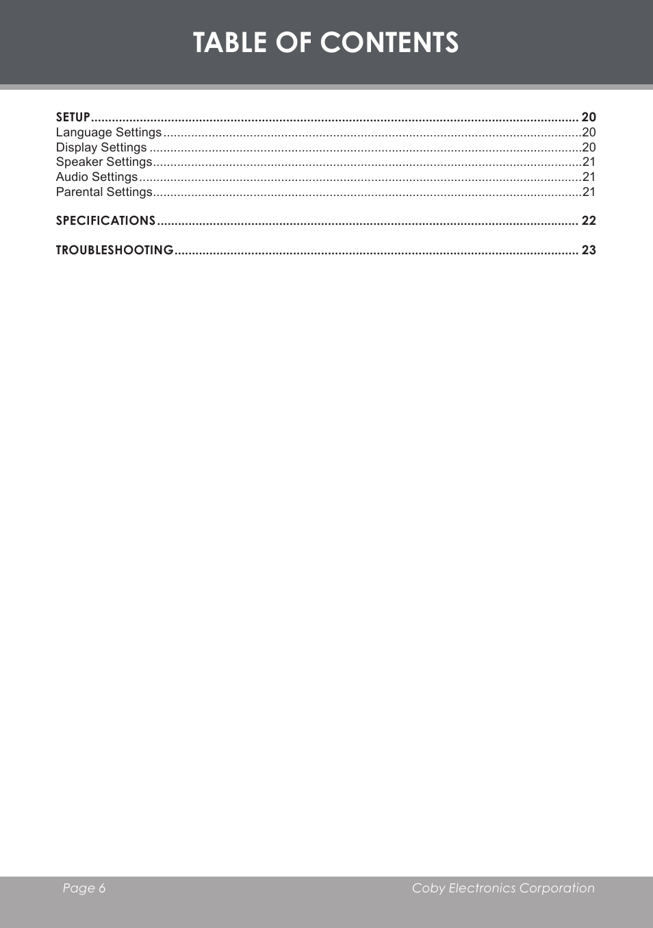 COBY electronic DVD-755 User Manual | Page 6 / 28