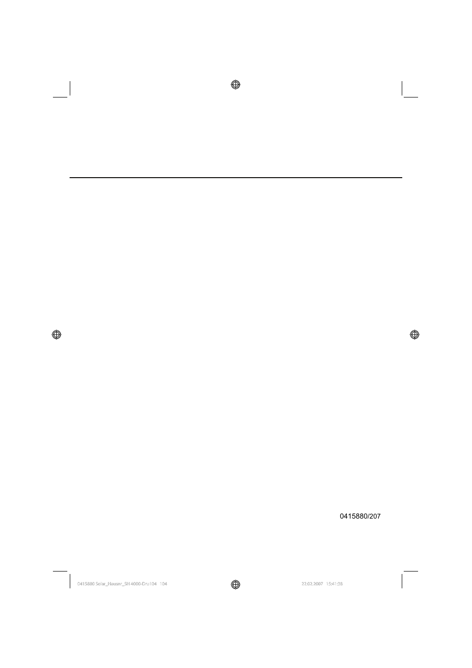 Brennenstuhl Illuminated House Number Solar Power SH 4000 User Manual | Page 104 / 104