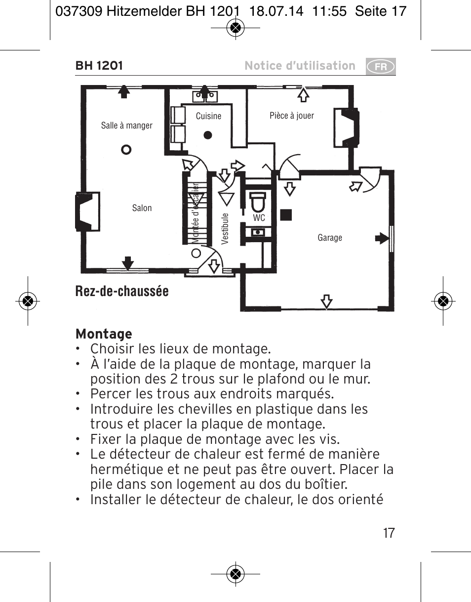 Brennenstuhl Heat Detector BH 1201 User Manual | Page 17 / 56