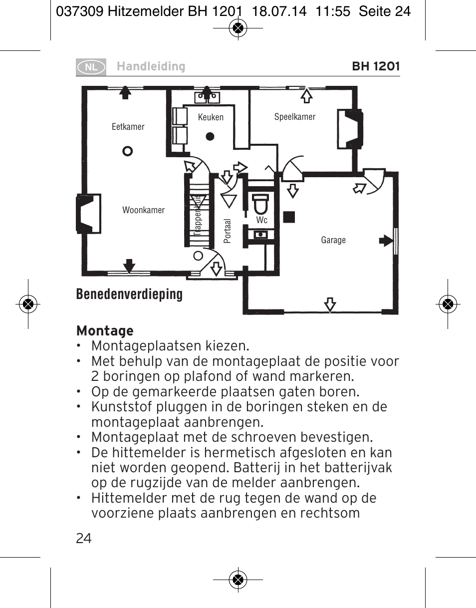 Brennenstuhl Heat Detector BH 1201 User Manual | Page 24 / 56