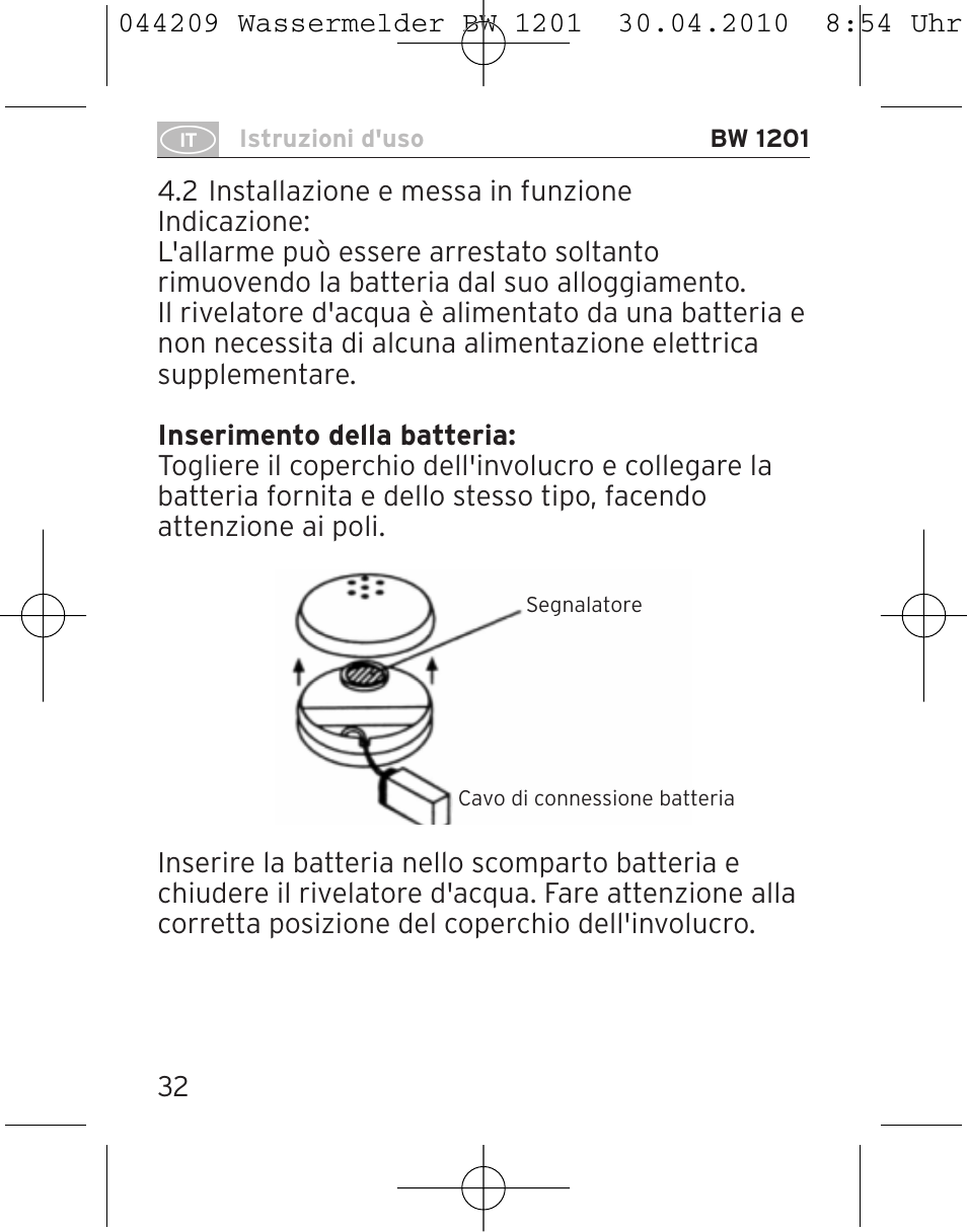 Brennenstuhl Water Detector BW 1201 User Manual | Page 32 / 56