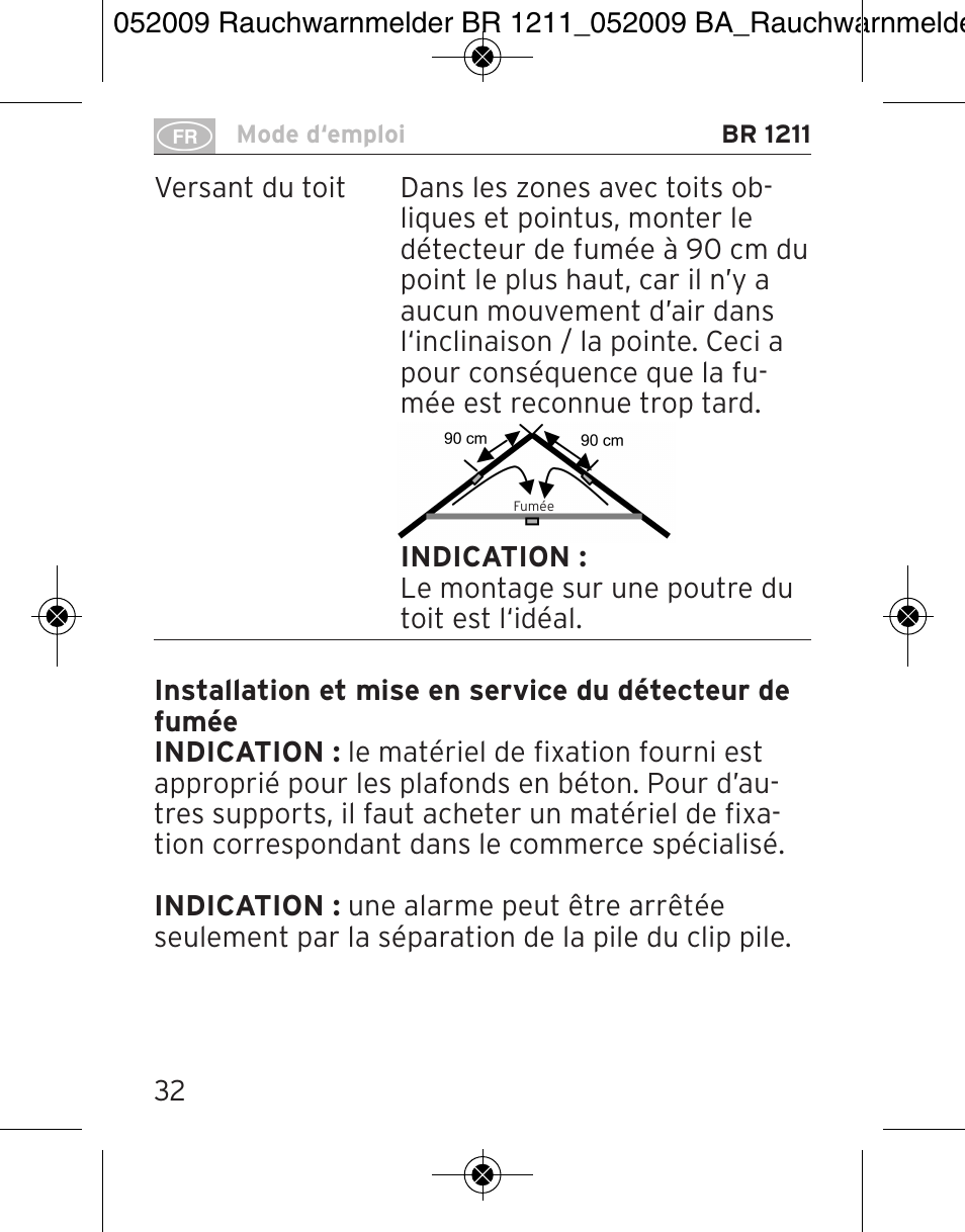 Brennenstuhl Smoke Alarm BR 1211 interlink User Manual | Page 32 / 68