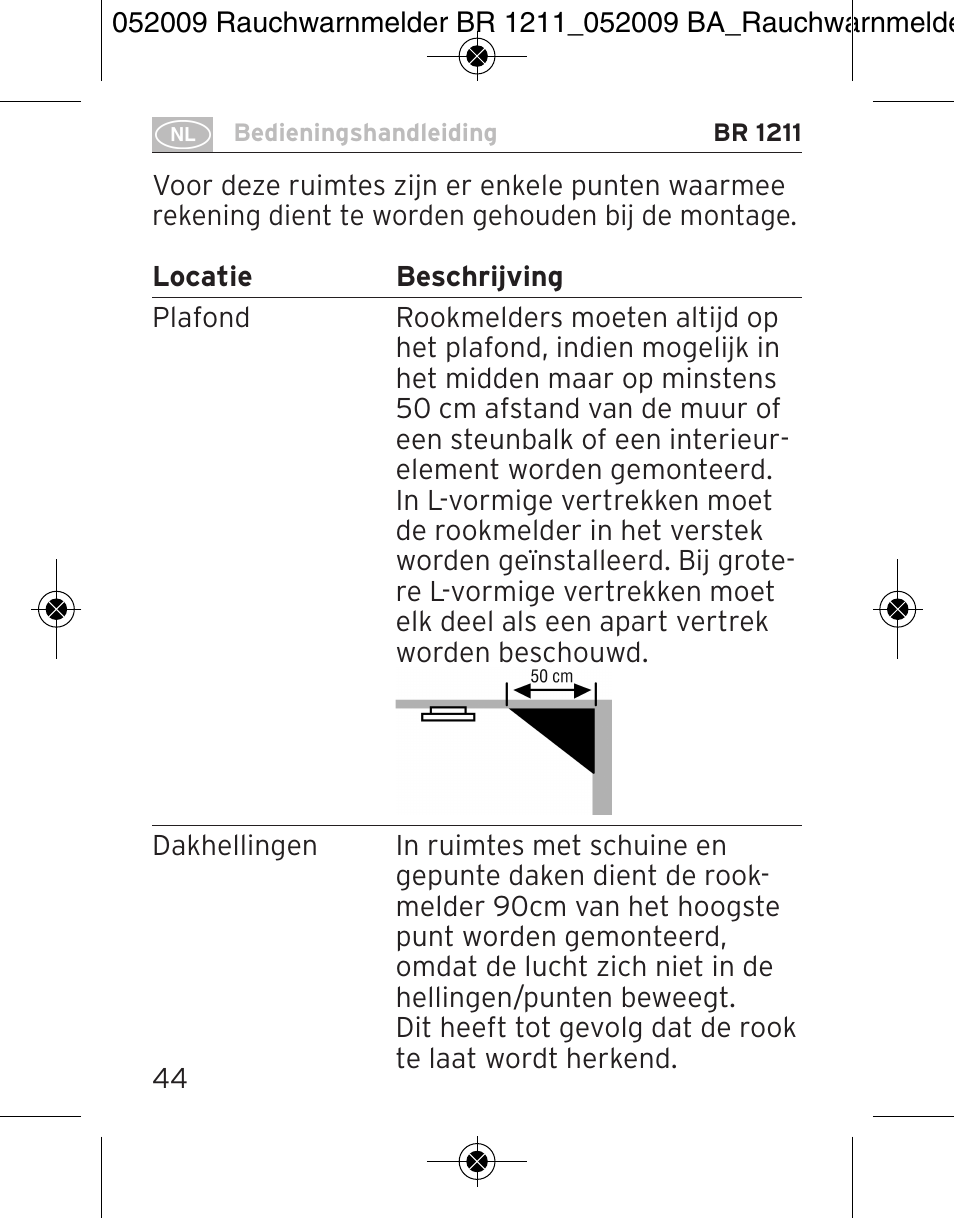 Brennenstuhl Smoke Alarm BR 1211 interlink User Manual | Page 44 / 68