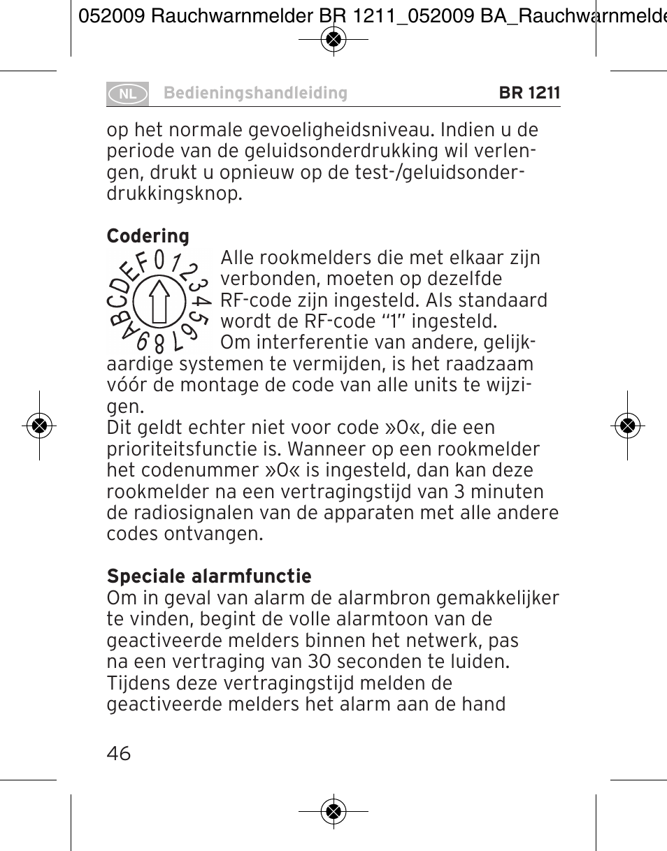 Brennenstuhl Smoke Alarm BR 1211 interlink User Manual | Page 46 / 68