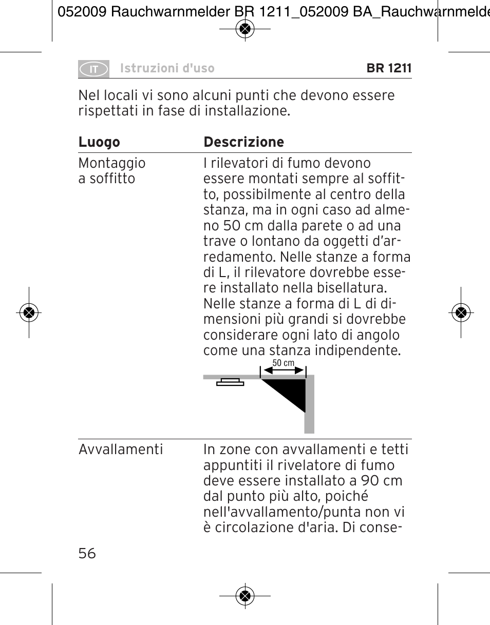 Brennenstuhl Smoke Alarm BR 1211 interlink User Manual | Page 56 / 68