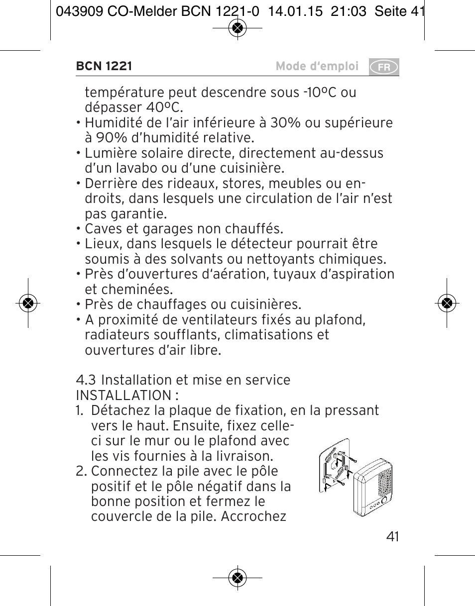Brennenstuhl CO Detector BCN 1221 User Manual | Page 41 / 136