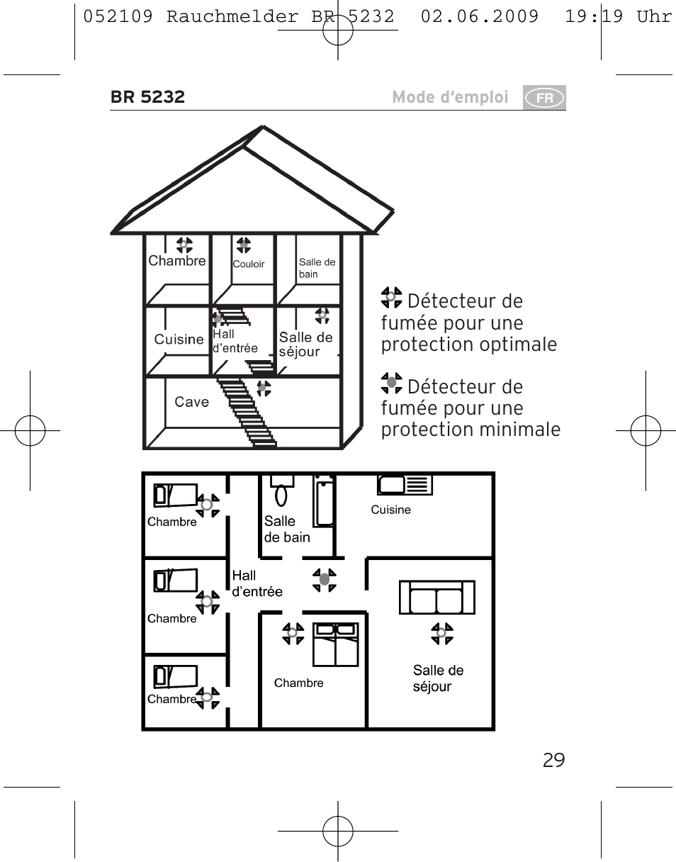 Brennenstuhl Smoke Alarm BR 5232 connect 230V User Manual | Page 29 / 104