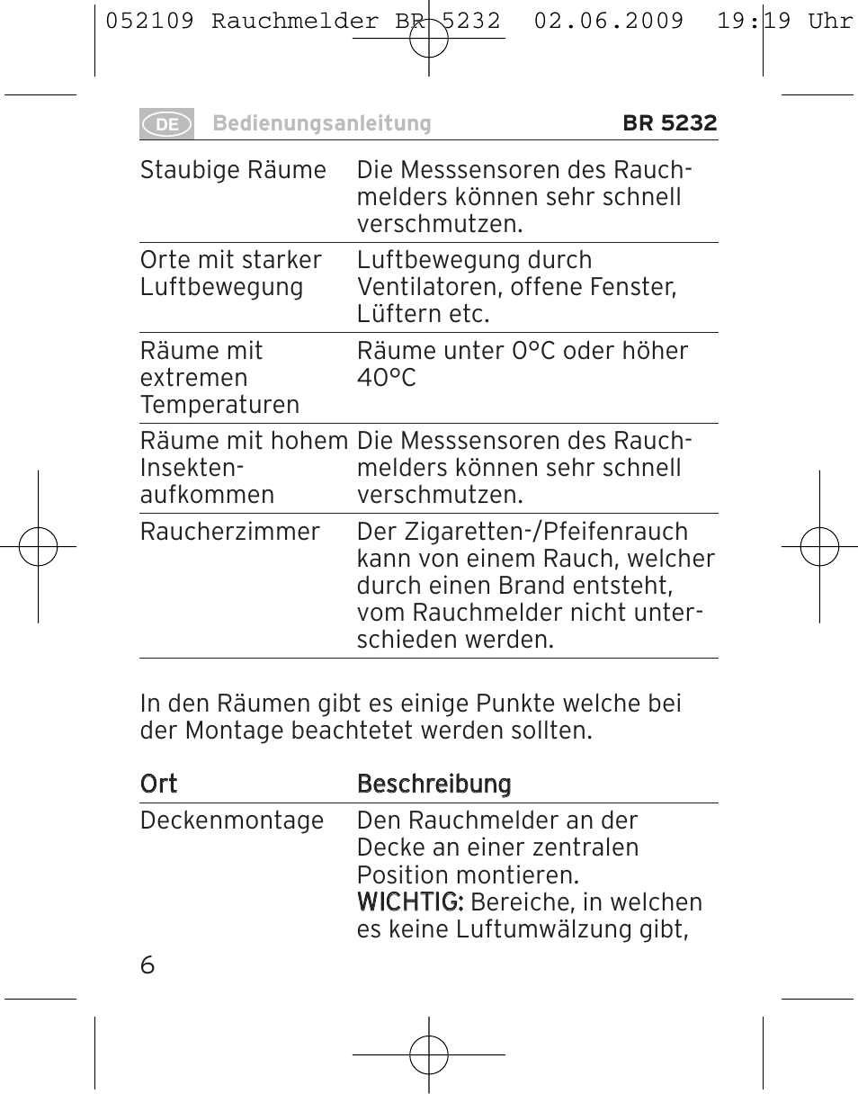 Brennenstuhl Smoke Alarm BR 5232 connect 230V User Manual | Page 6 / 104
