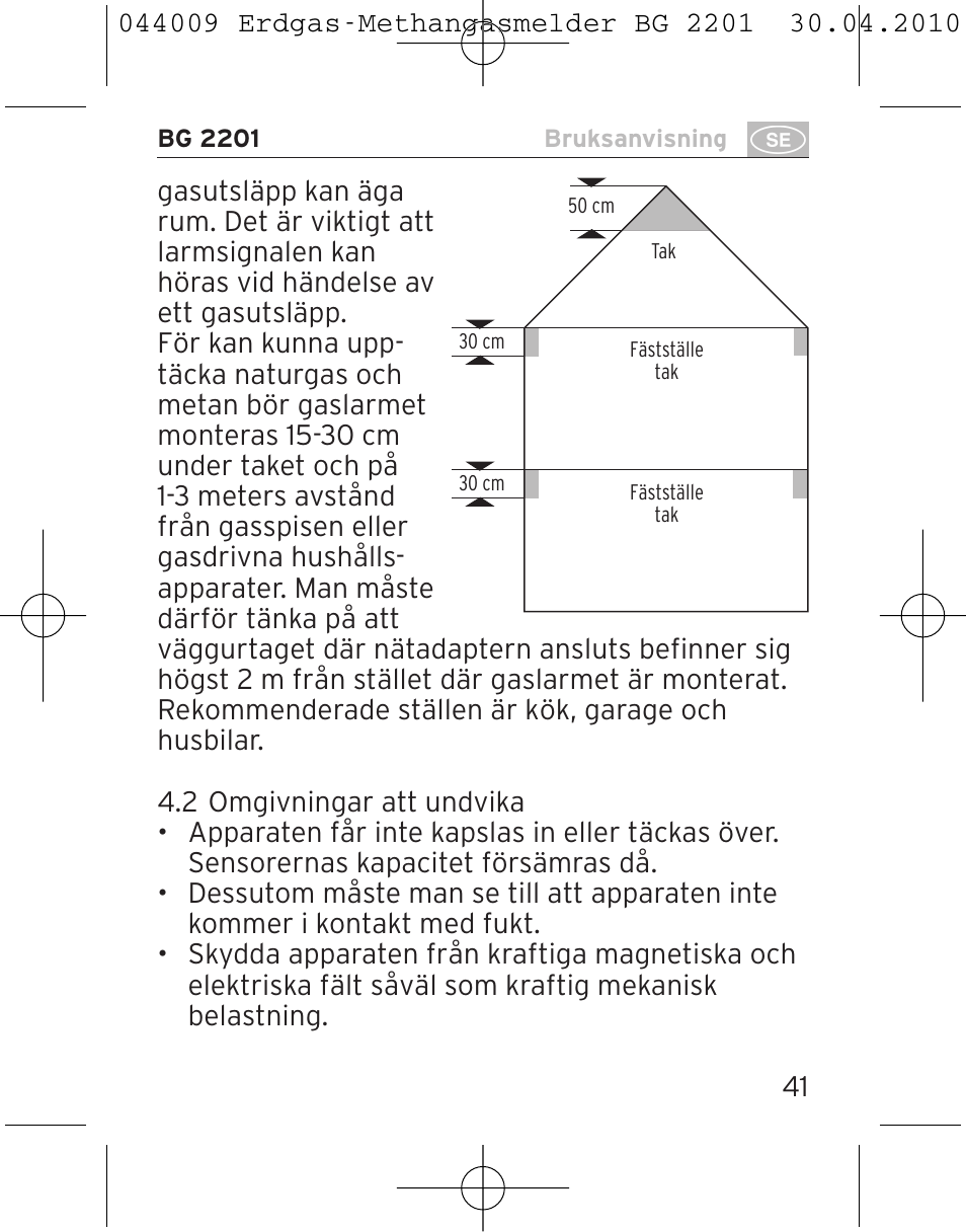 Brennenstuhl Gas Detector BG 2201 User Manual | Page 41 / 76