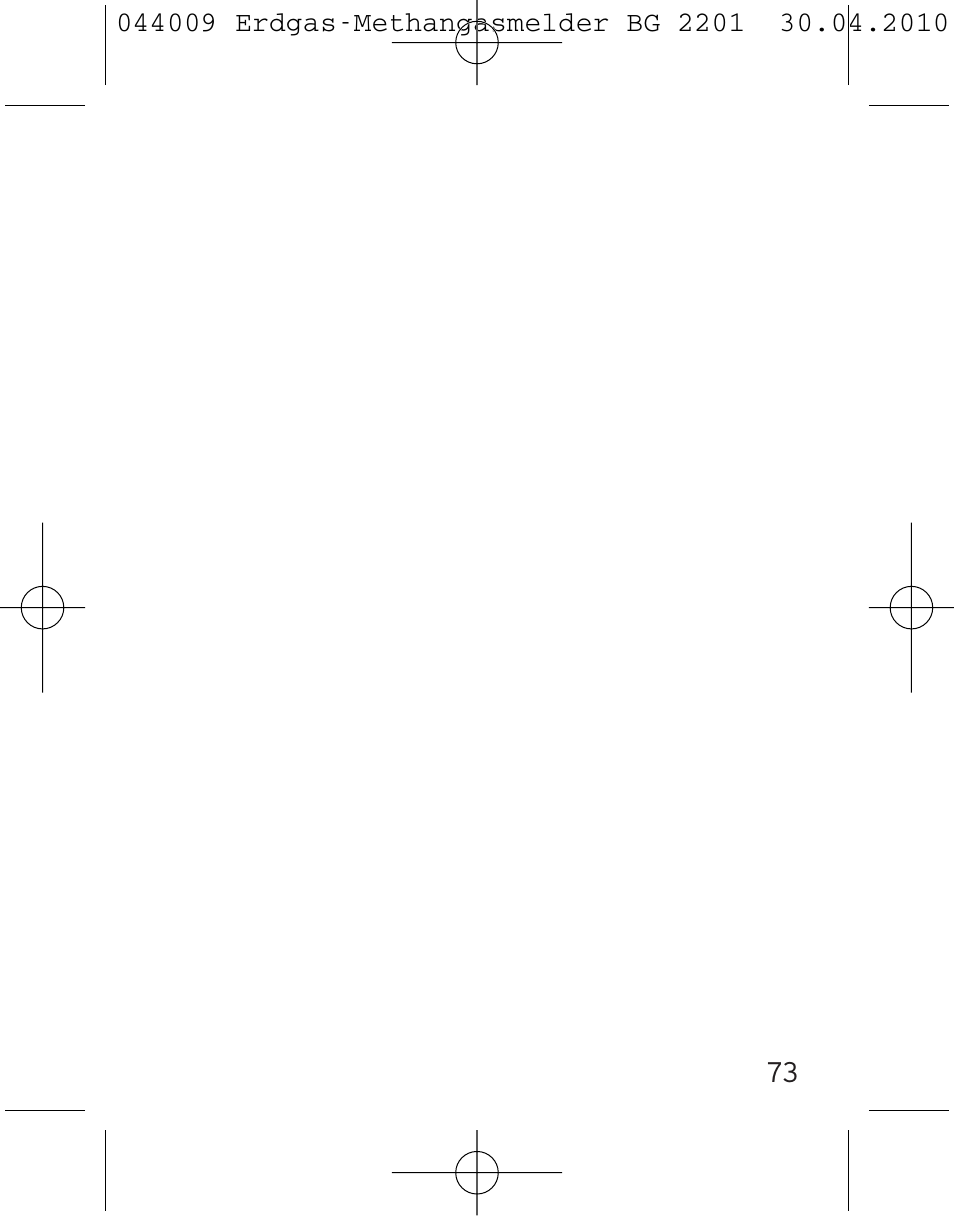 Brennenstuhl Gas Detector BG 2201 User Manual | Page 73 / 76