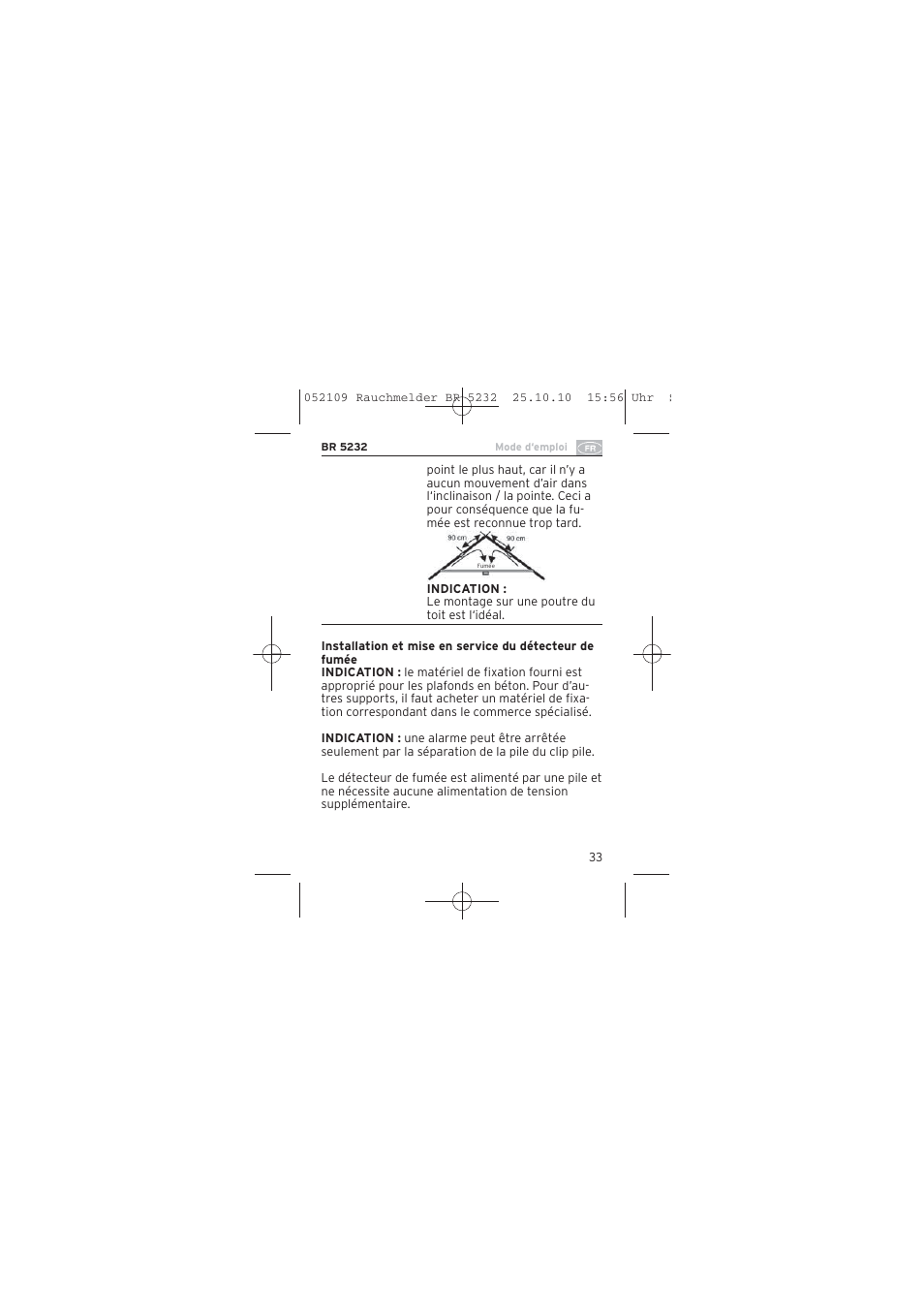 Brennenstuhl Smoke Alarm BR 5232 connect 230V User Manual | Page 33 / 104