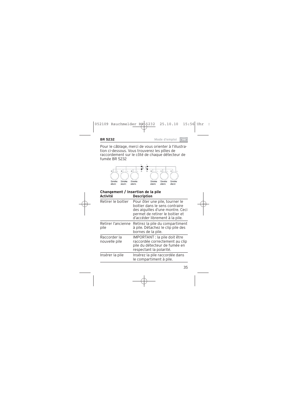 Brennenstuhl Smoke Alarm BR 5232 connect 230V User Manual | Page 35 / 104