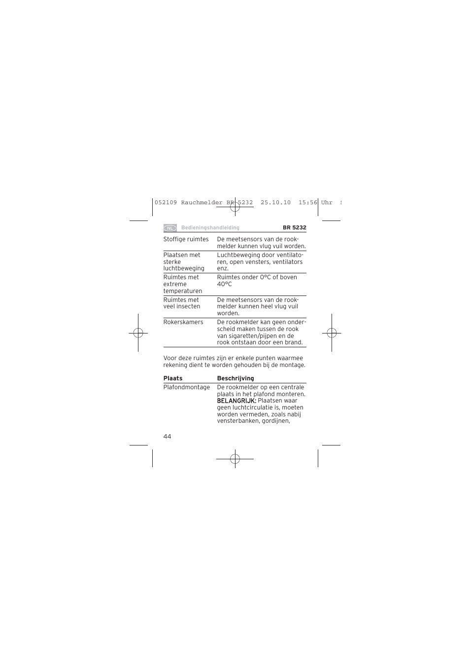 Brennenstuhl Smoke Alarm BR 5232 connect 230V User Manual | Page 44 / 104