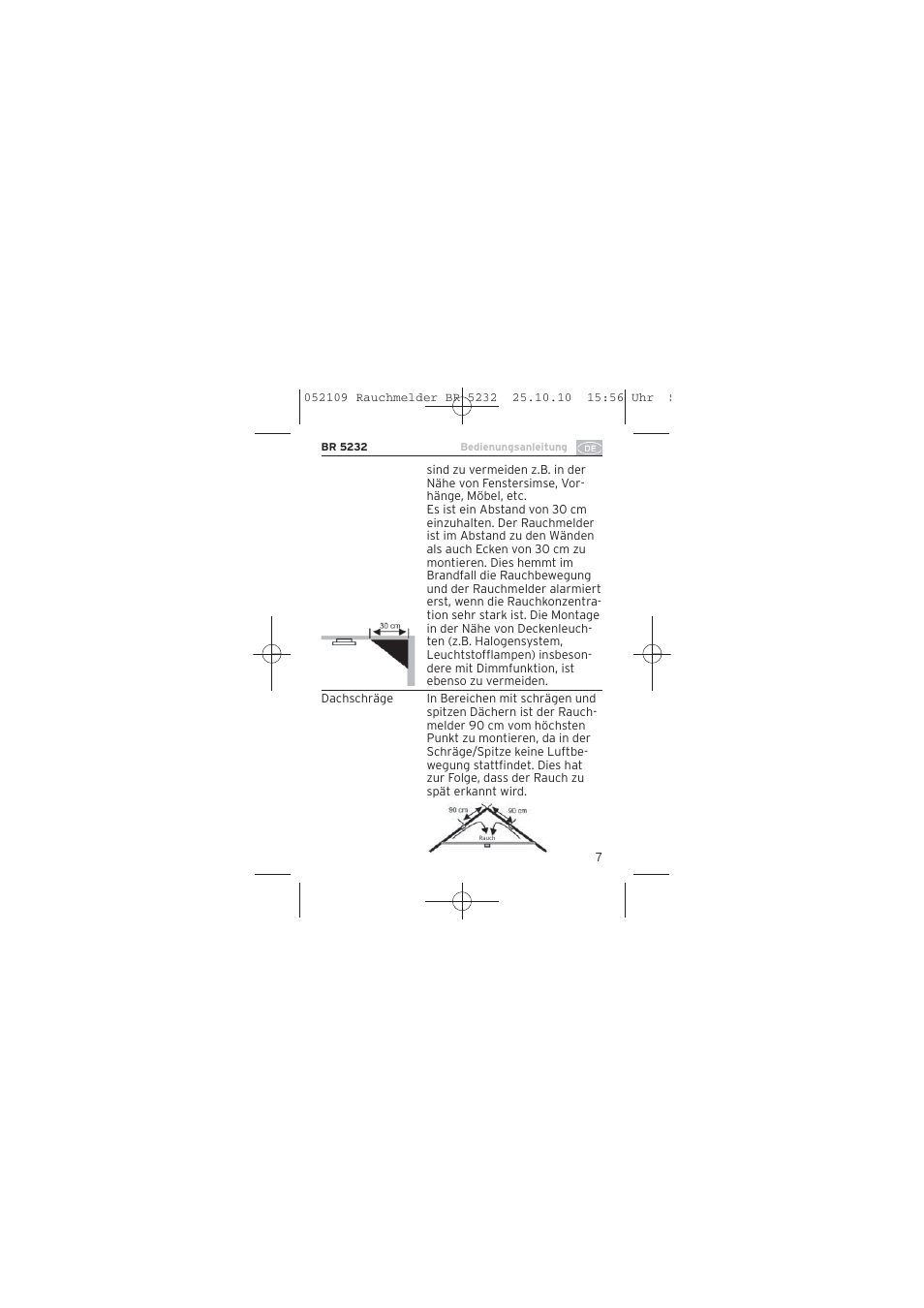 Brennenstuhl Smoke Alarm BR 5232 connect 230V User Manual | Page 7 / 104