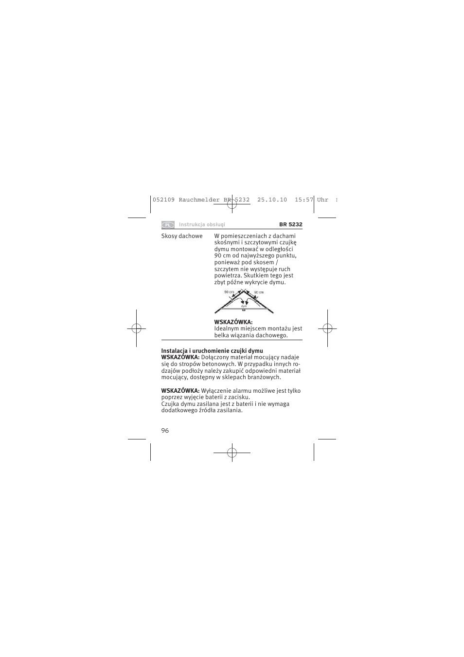 Brennenstuhl Smoke Alarm BR 5232 connect 230V User Manual | Page 96 / 104