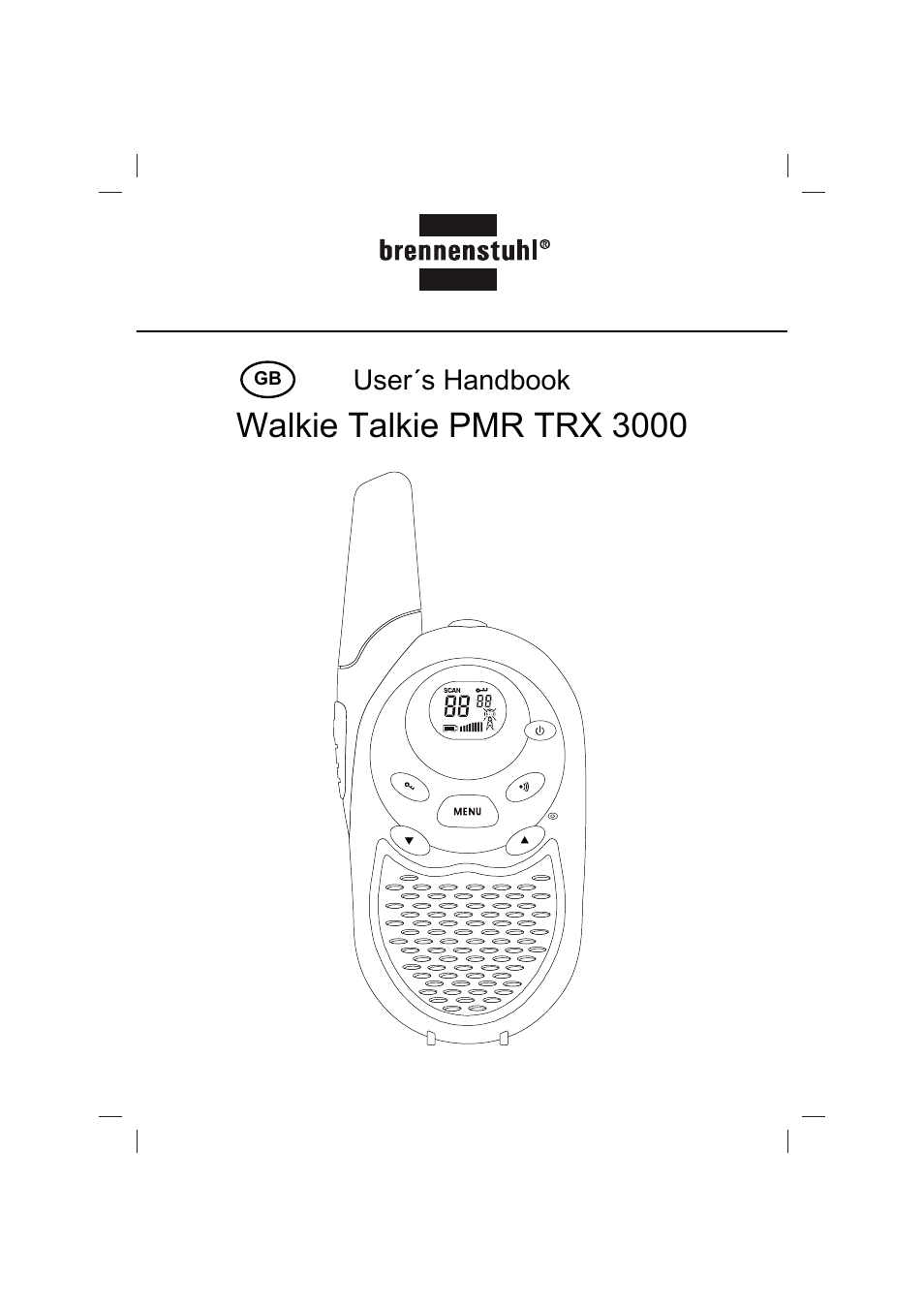 Walkie talkie pmr trx 3000, User´s handbook | Brennenstuhl PMR Walkie Talkie TRX 3000 User Manual | Page 14 / 92