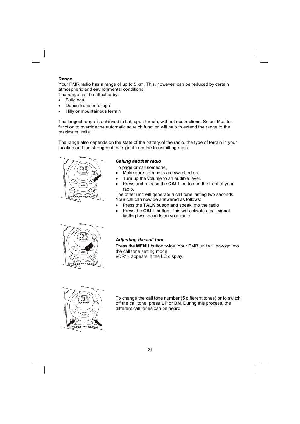 Brennenstuhl PMR Walkie Talkie TRX 3000 User Manual | Page 21 / 92