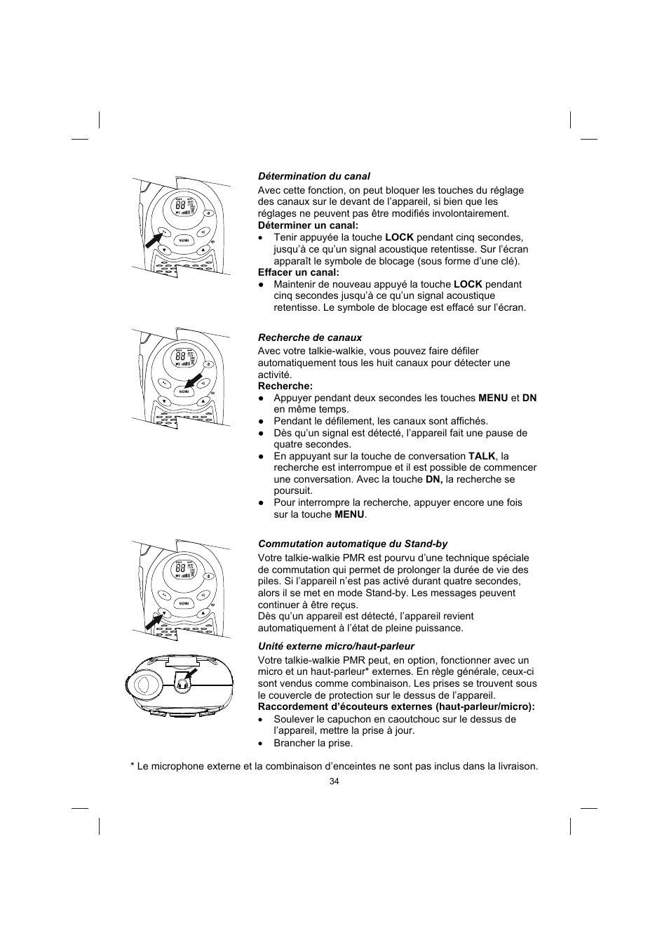 Brennenstuhl PMR Walkie Talkie TRX 3000 User Manual | Page 34 / 92