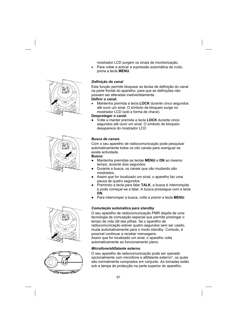 Brennenstuhl PMR Walkie Talkie TRX 3000 User Manual | Page 67 / 92