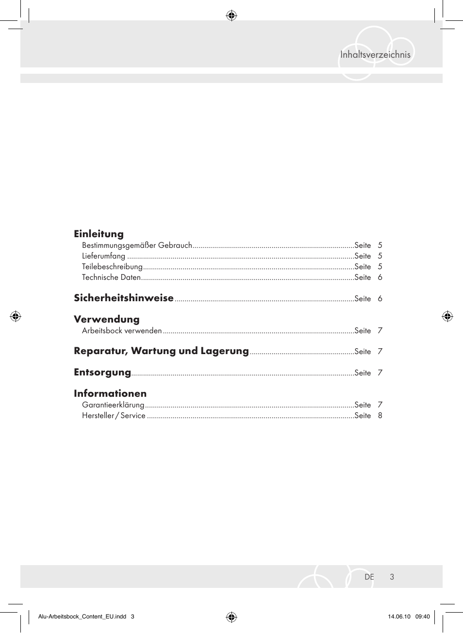 Brennenstuhl Aluminium Trestles AMB 200 User Manual | Page 3 / 44